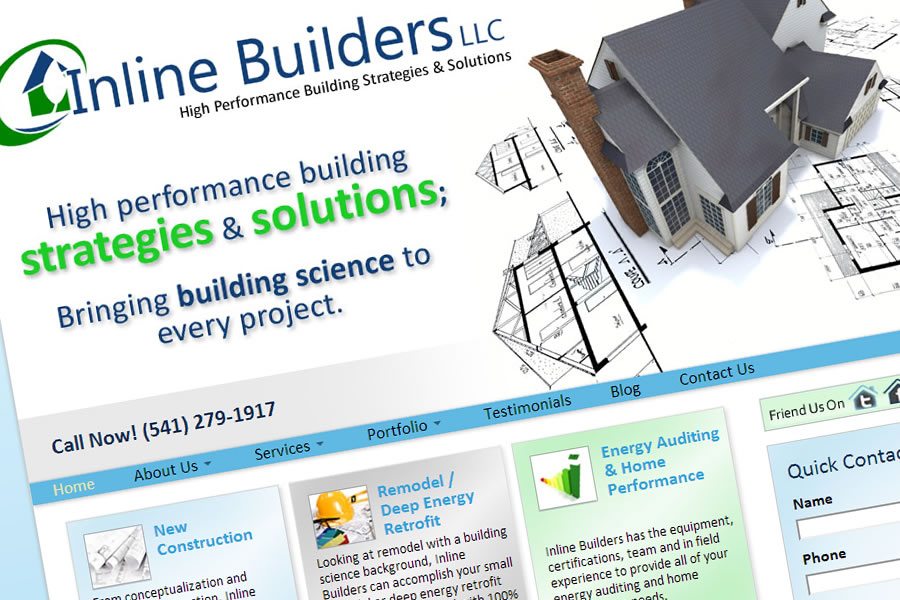 Inline Builders WordPress Website Launch!