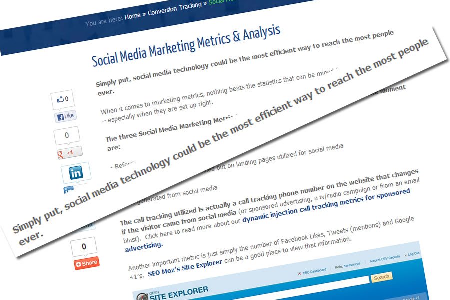 Social Media Marketing Metrics & Analysis